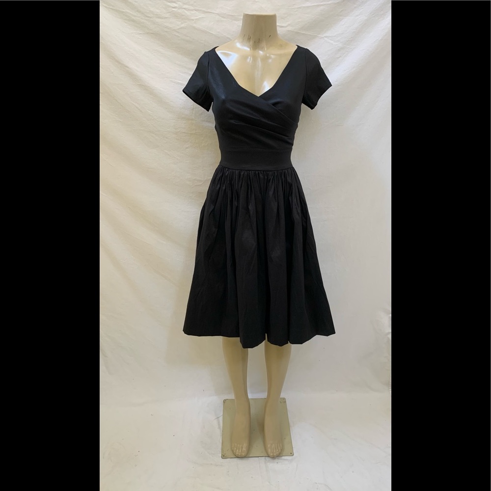 NWT Pinup Couture Size Small Black Short Sleeve Fit & Flare Dress